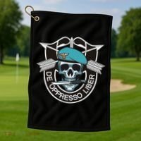 Special Forces Skull De Oppresso Liber Golf Towel thumb 1