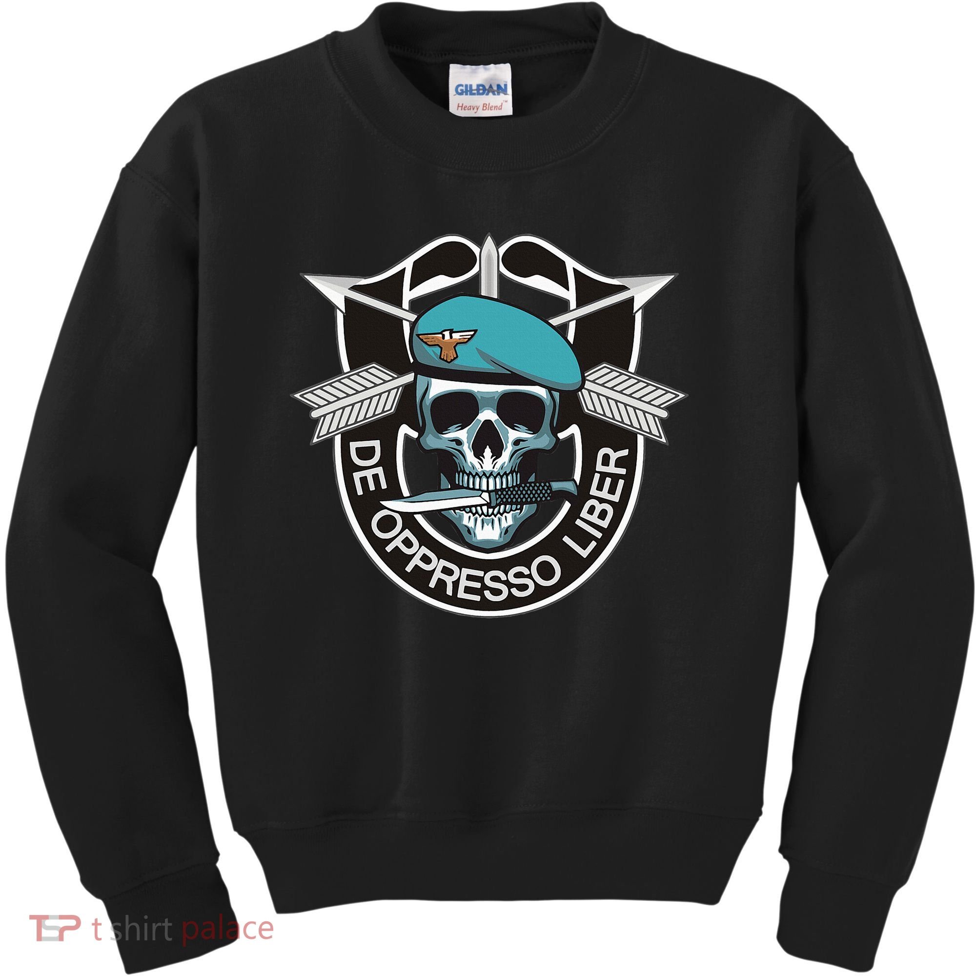 Special Forces Skull De Oppresso Liber Kids Sweatshirt