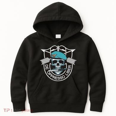 Special Forces Skull De Oppresso Liber Kids Hoodie