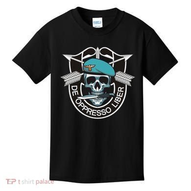 Special Forces Skull De Oppresso Liber Kids T-Shirt