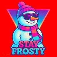 Stay Frosty Santa Hat thumb 1