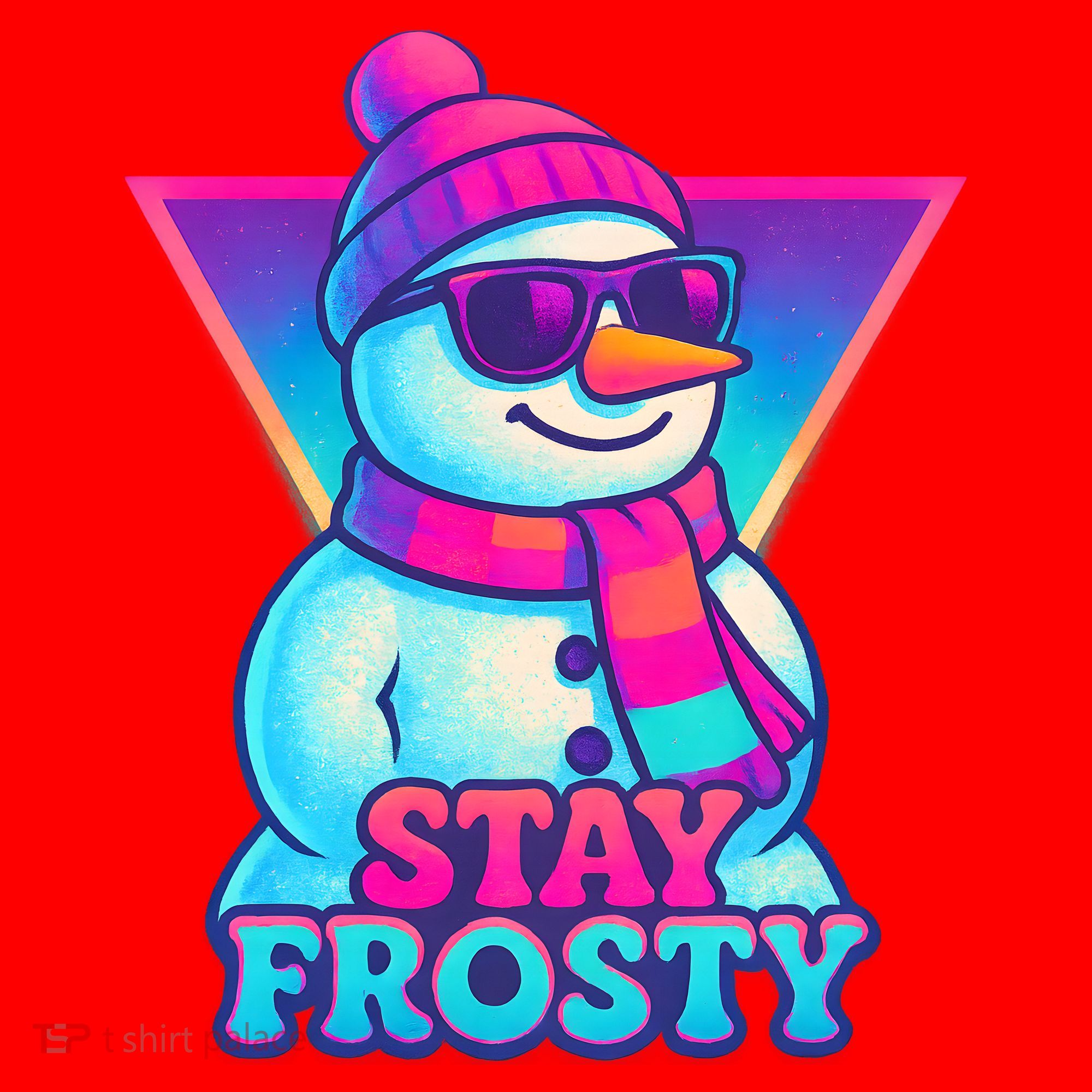 Stay Frosty Santa Hat