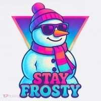 Stay Frosty Comfort Colors Garment-Dyed Hooded Sweatshirt thumb 2