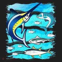 Saltwater Fish Swordfish Mahi Tuna Kingfing Atlantic Ocean Beanie thumb 2