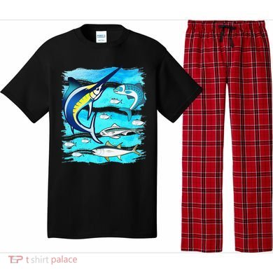 Saltwater Fish Swordfish Mahi Tuna Kingfing Atlantic Ocean Pajama Set