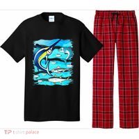 Saltwater Fish Swordfish Mahi Tuna Kingfing Atlantic Ocean Pajama Set thumb 0
