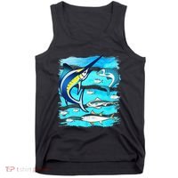 Saltwater Fish Swordfish Mahi Tuna Kingfing Atlantic Ocean Tank Top thumb 0