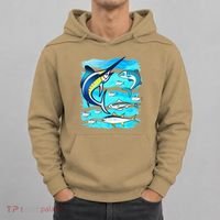 Saltwater Fish Swordfish Mahi Tuna Kingfing Atlantic Ocean Hoodie thumb 0