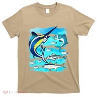 Saltwater Fish Swordfish Mahi Tuna Kingfing Atlantic Ocean T-Shirt thumb 0