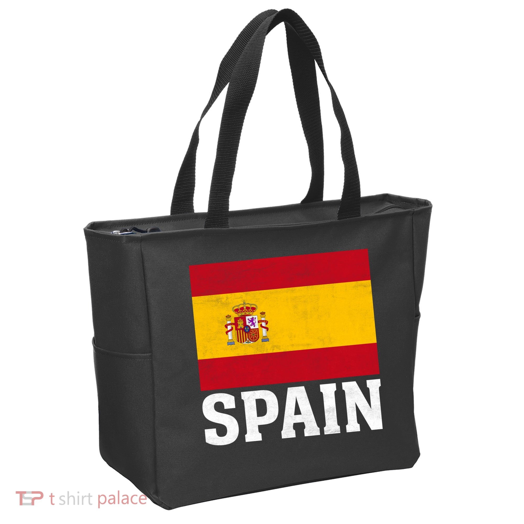 Spain Flag Spaniards And Travelers Tote Bag