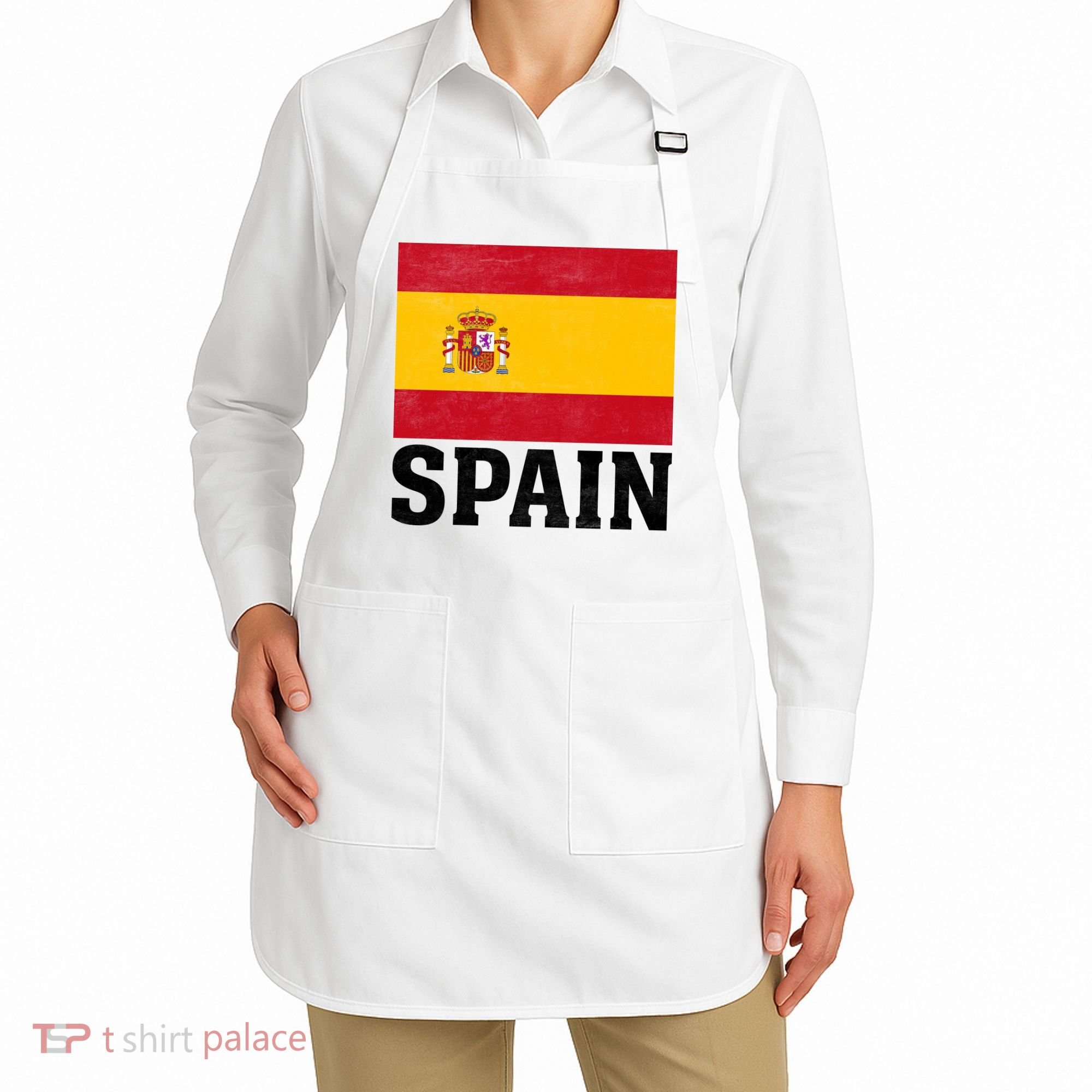 Spain Flag Spaniards And Travelers Apron
