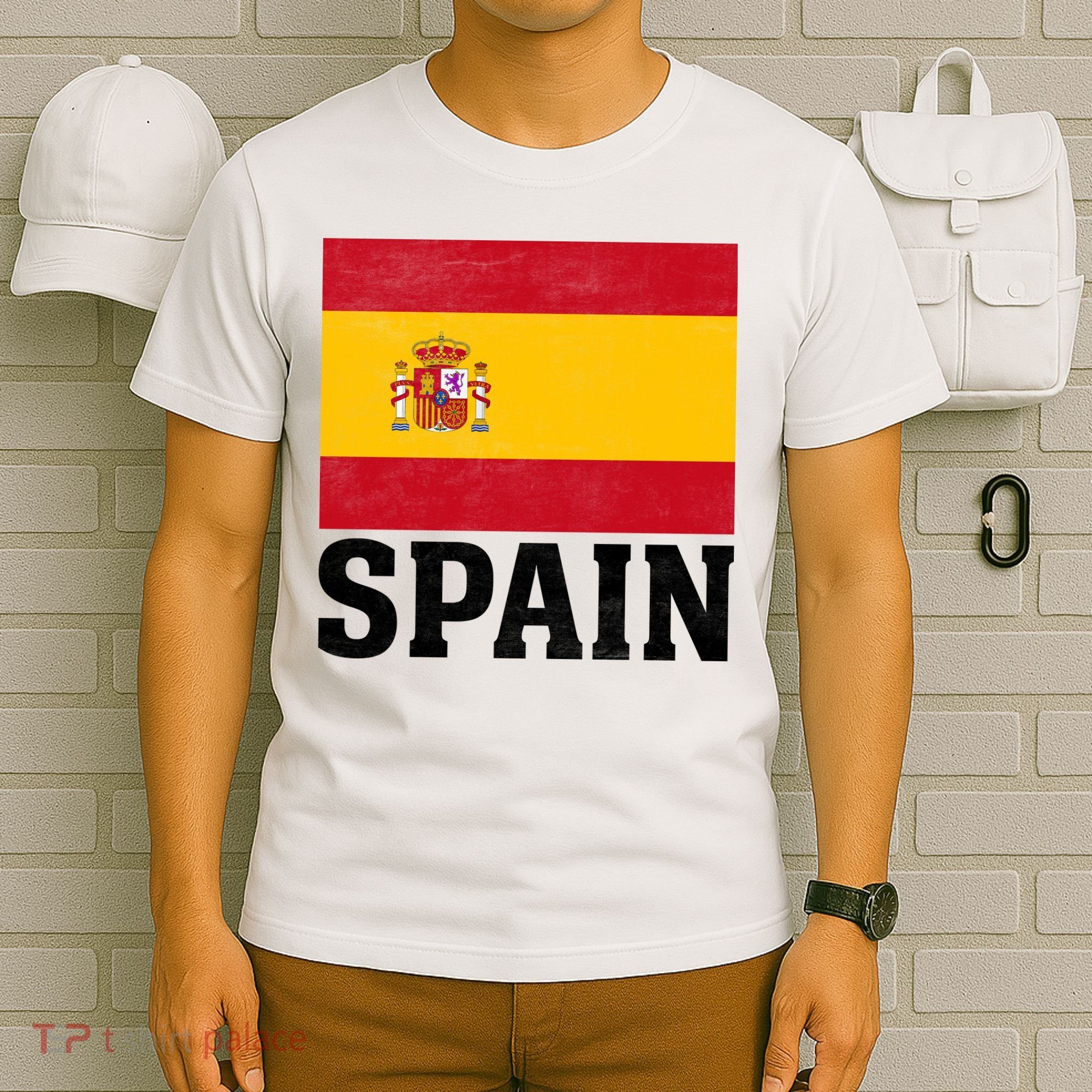 Spain Flag Spaniards And Travelers T-Shirt