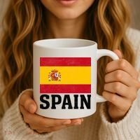 Spain Flag Spaniards And Travelers Coffee Mug thumb 3