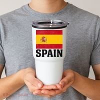 Spain Flag Spaniards And Travelers Tumbler thumb 2