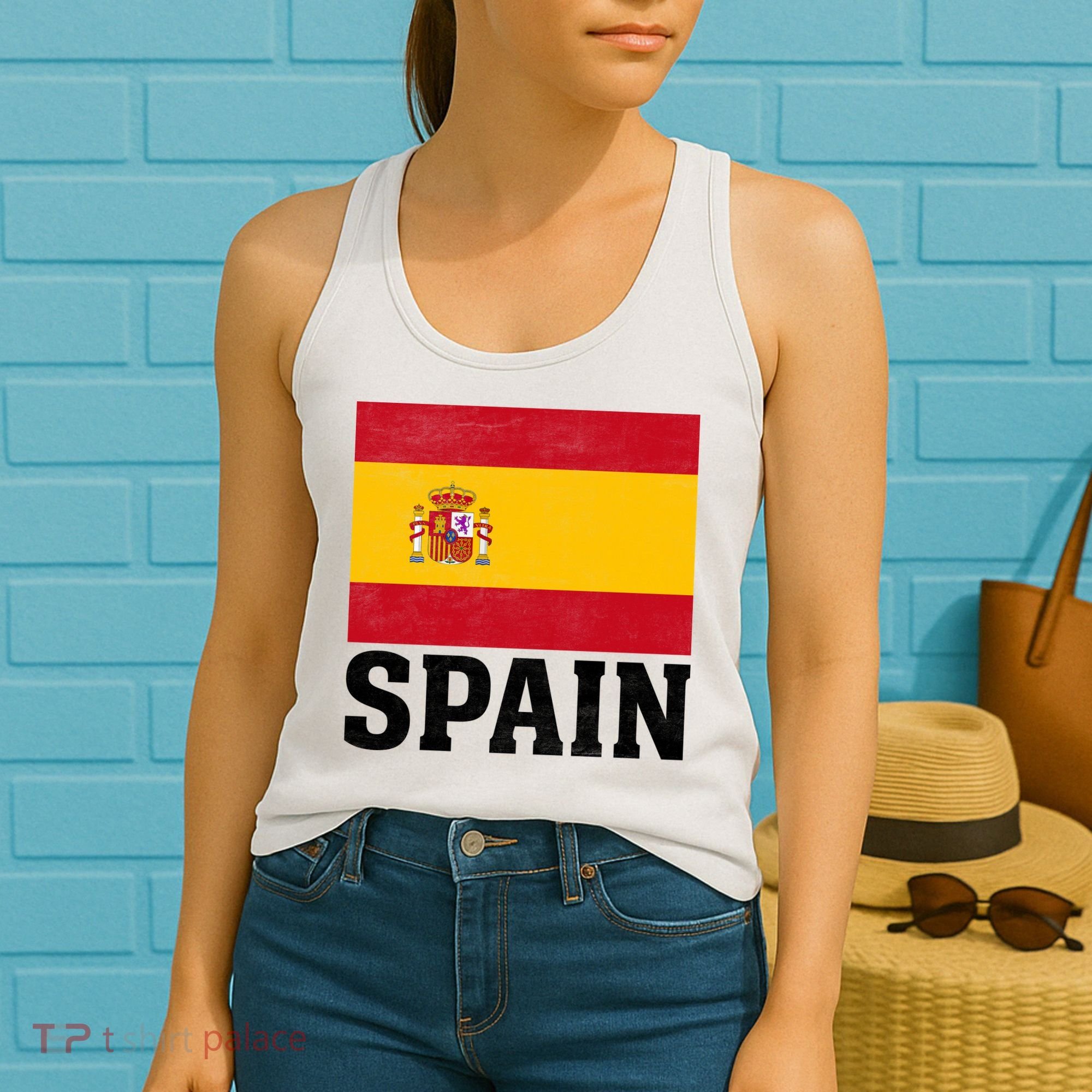 Spain Flag Spaniards And Travelers Women's Tank Top