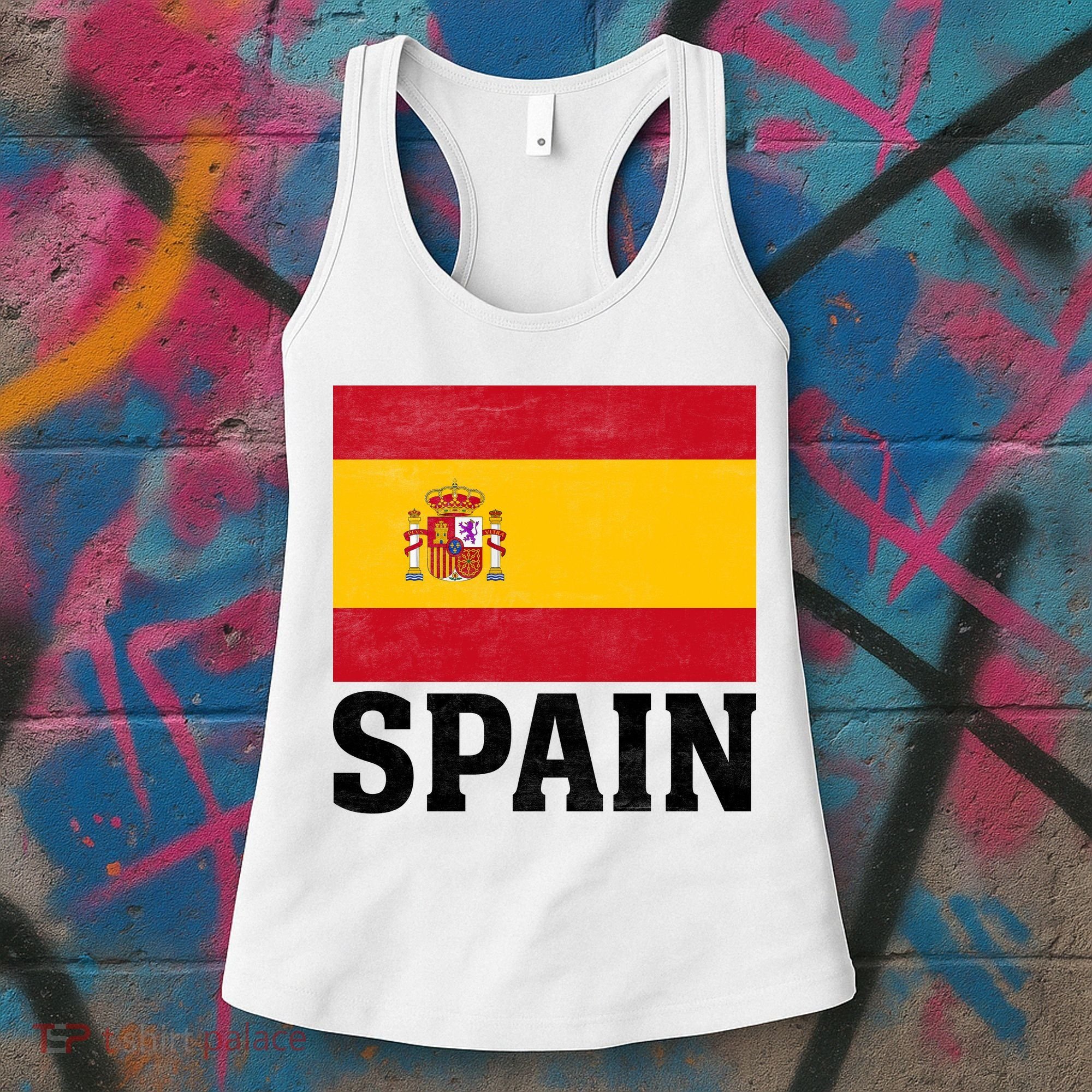 Spain Flag Spaniards And Travelers Women's Tank Top