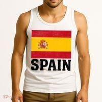 Spain Flag Spaniards And Travelers Tank Top thumb 3