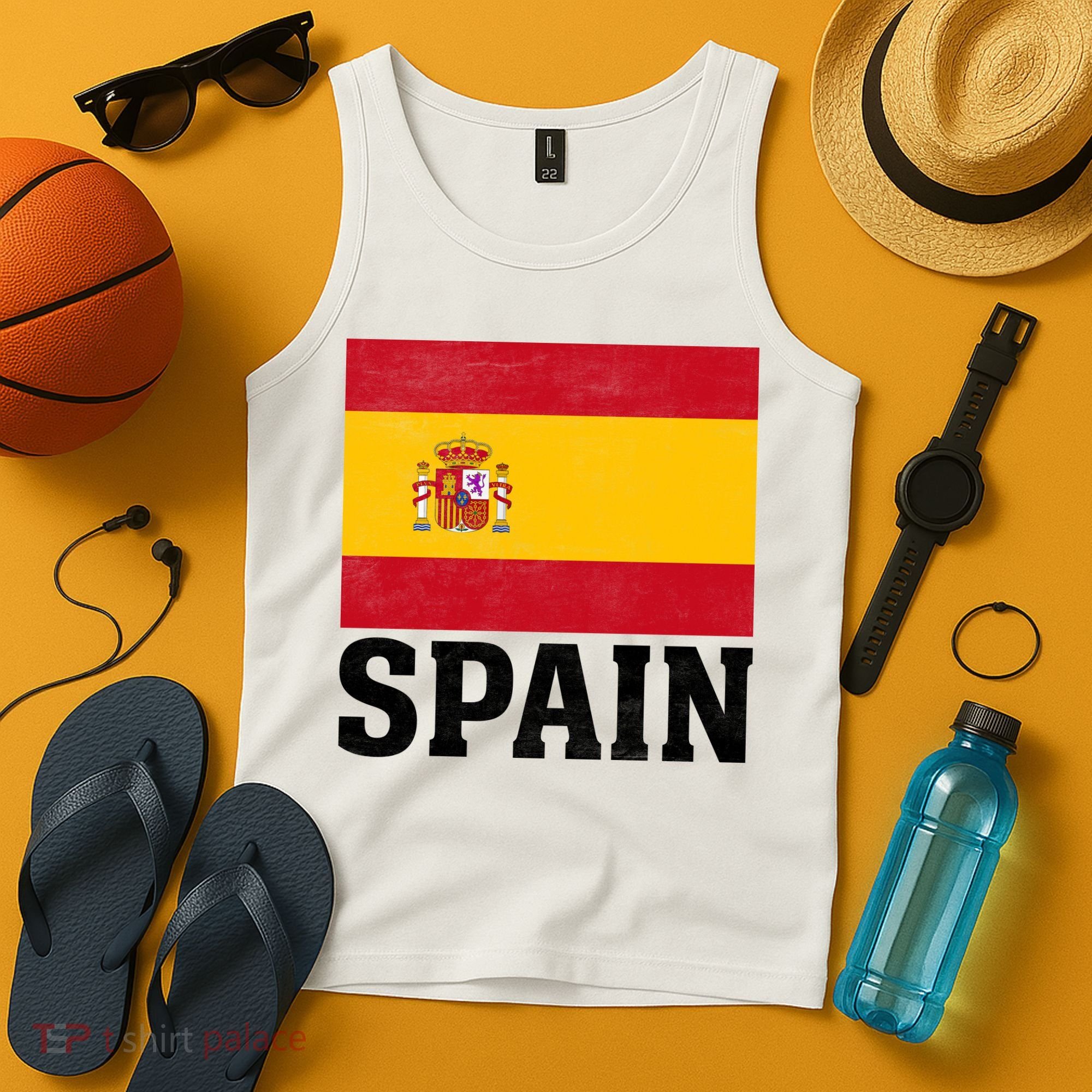 Spain Flag Spaniards And Travelers Tank Top