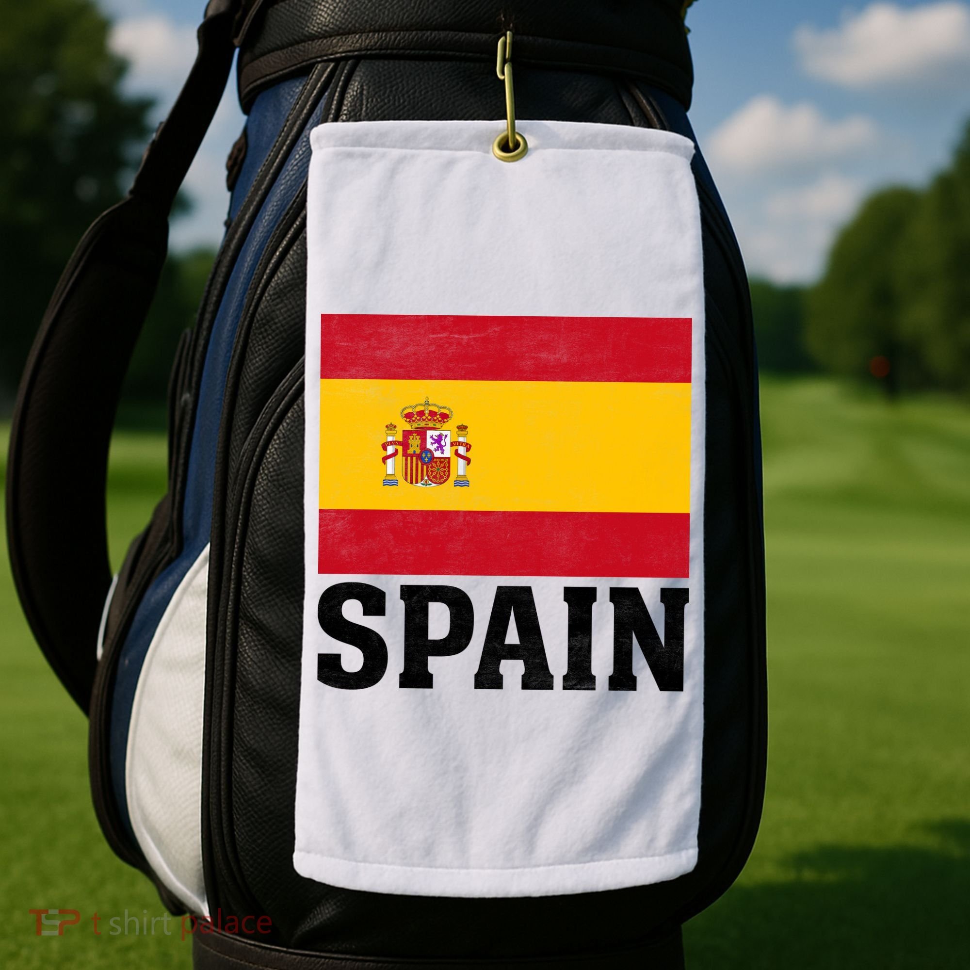 Spain Flag Spaniards And Travelers Golf Towel