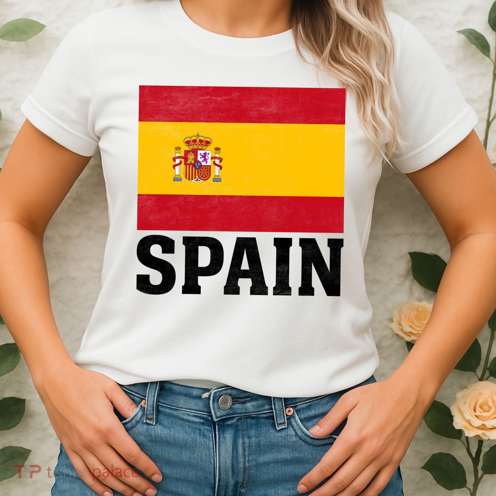 Spain Flag Spaniards And Travelers Women's T-Shirt