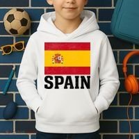 Spain Flag Spaniards And Travelers Kids Hoodie thumb 2