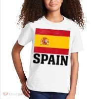 Spain Flag Spaniards And Travelers Kids T-Shirt thumb 2