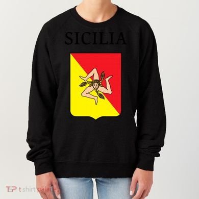 Sicilia Flag Sicily Palermo Italy Gift Women's Sweatshirt