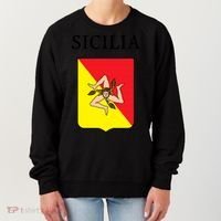 Sicilia Flag Sicily Palermo Italy Gift Women's Sweatshirt thumb 0