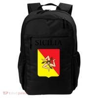 Sicilia Flag Sicily Palermo Italy Gift Backpack thumb 0