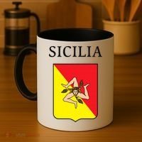 Sicilia Flag Sicily Palermo Italy Gift Coffee Mug thumb 4