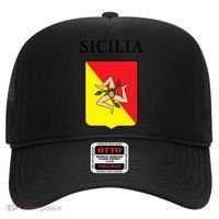 Sicilia Flag Sicily Palermo Italy Gift Hat thumb 0