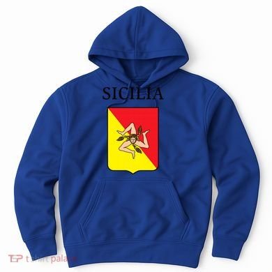 Sicilia Flag Sicily Palermo Italy Gift Hoodie