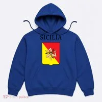 Sicilia Flag Sicily Palermo Italy Gift Hoodie thumb 0
