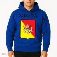 Sicilia Flag Sicily Palermo Italy Gift Hoodie thumb 2
