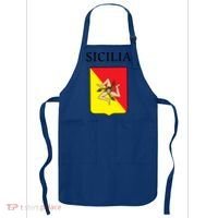 Sicilia Flag Sicily Palermo Italy Gift Apron thumb 0