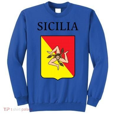 Sicilia Flag Sicily Palermo Italy Gift Sweatshirt