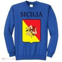Sicilia Flag Sicily Palermo Italy Gift Sweatshirt thumb 0