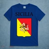 Sicilia Flag Sicily Palermo Italy Gift T-Shirt thumb 5
