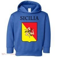 Sicilia Flag Sicily Palermo Italy Gift Toddler Hoodie thumb 0