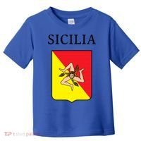 Sicilia Flag Sicily Palermo Italy Gift Toddler T-Shirt thumb 0