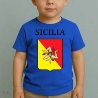 Sicilia Flag Sicily Palermo Italy Gift Toddler T-Shirt thumb 2