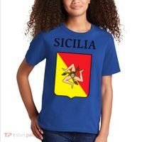 Sicilia Flag Sicily Palermo Italy Gift Kids T-Shirt thumb 2
