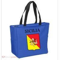 Sicilia Flag Sicily Palermo Italy Gift Tote Bag thumb 2