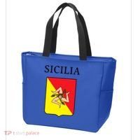 Sicilia Flag Sicily Palermo Italy Gift Tote Bag thumb 3