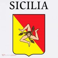 Sicilia Flag Sicily Palermo Italy Gift Comfort Colors Garment-Dyed Hooded Sweatshirt thumb 2