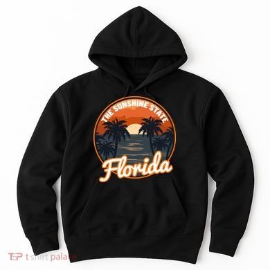Surfing Florida Sunshine State Sunset Beach Gift Hoodie