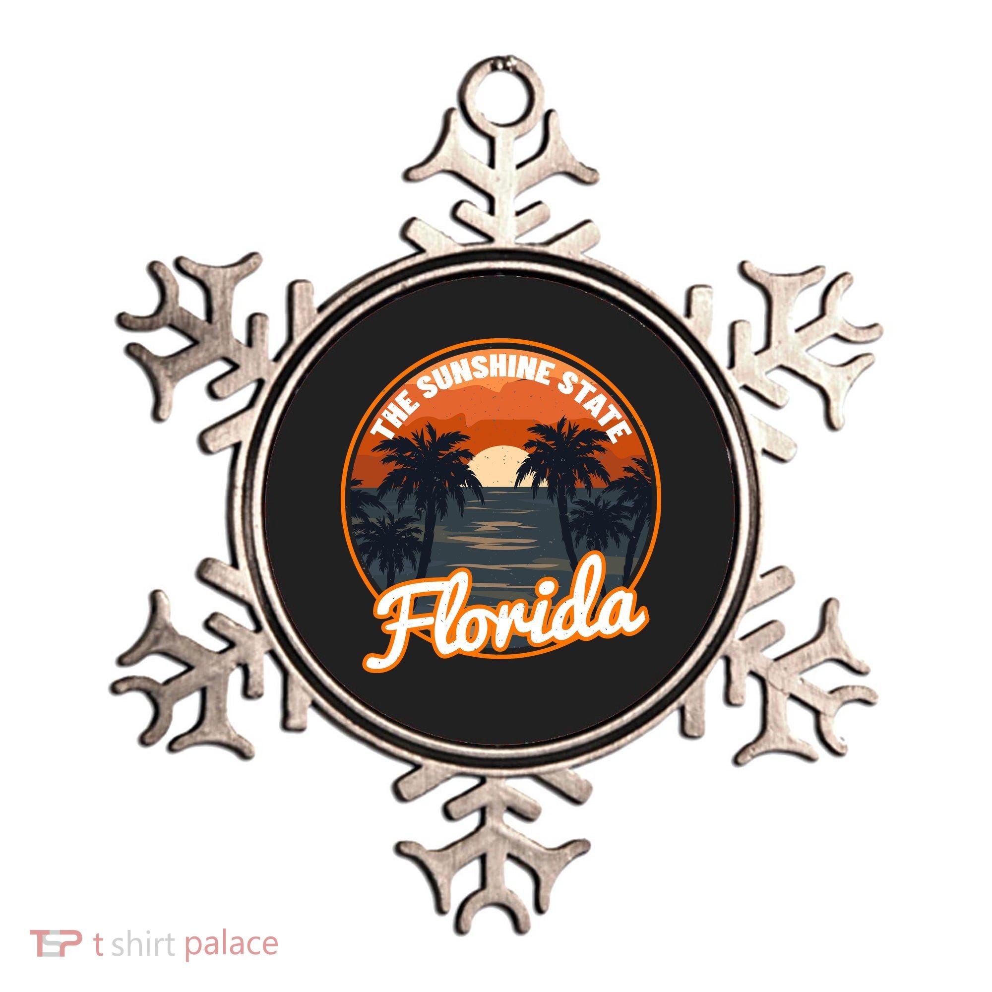 Surfing Florida Sunshine State Sunset Beach Gift Ornament