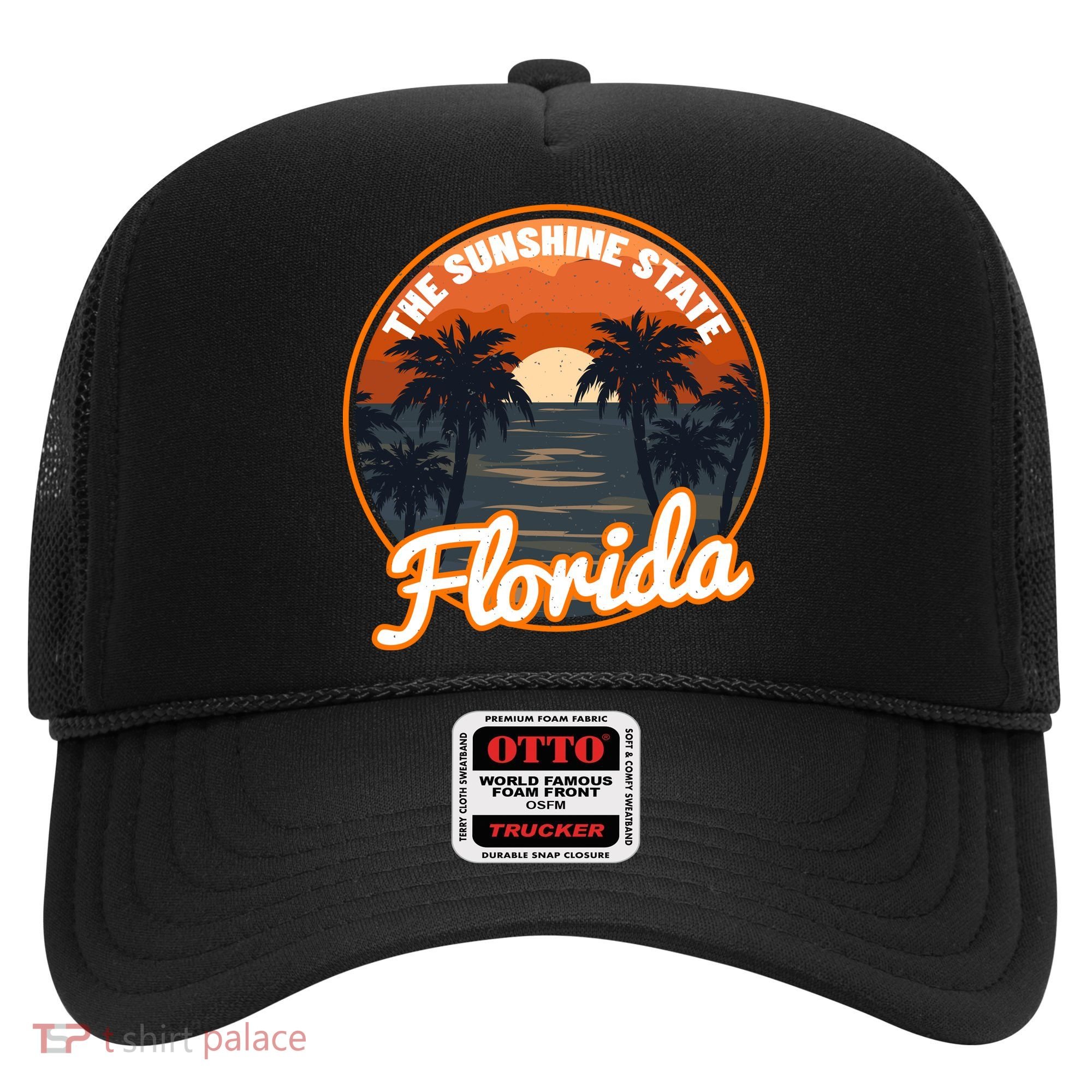 Surfing Florida Sunshine State Sunset Beach Gift Hat