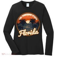 Surfing Florida Sunshine State Sunset Beach Gift Women's Long Sleeve Shirt thumb 0