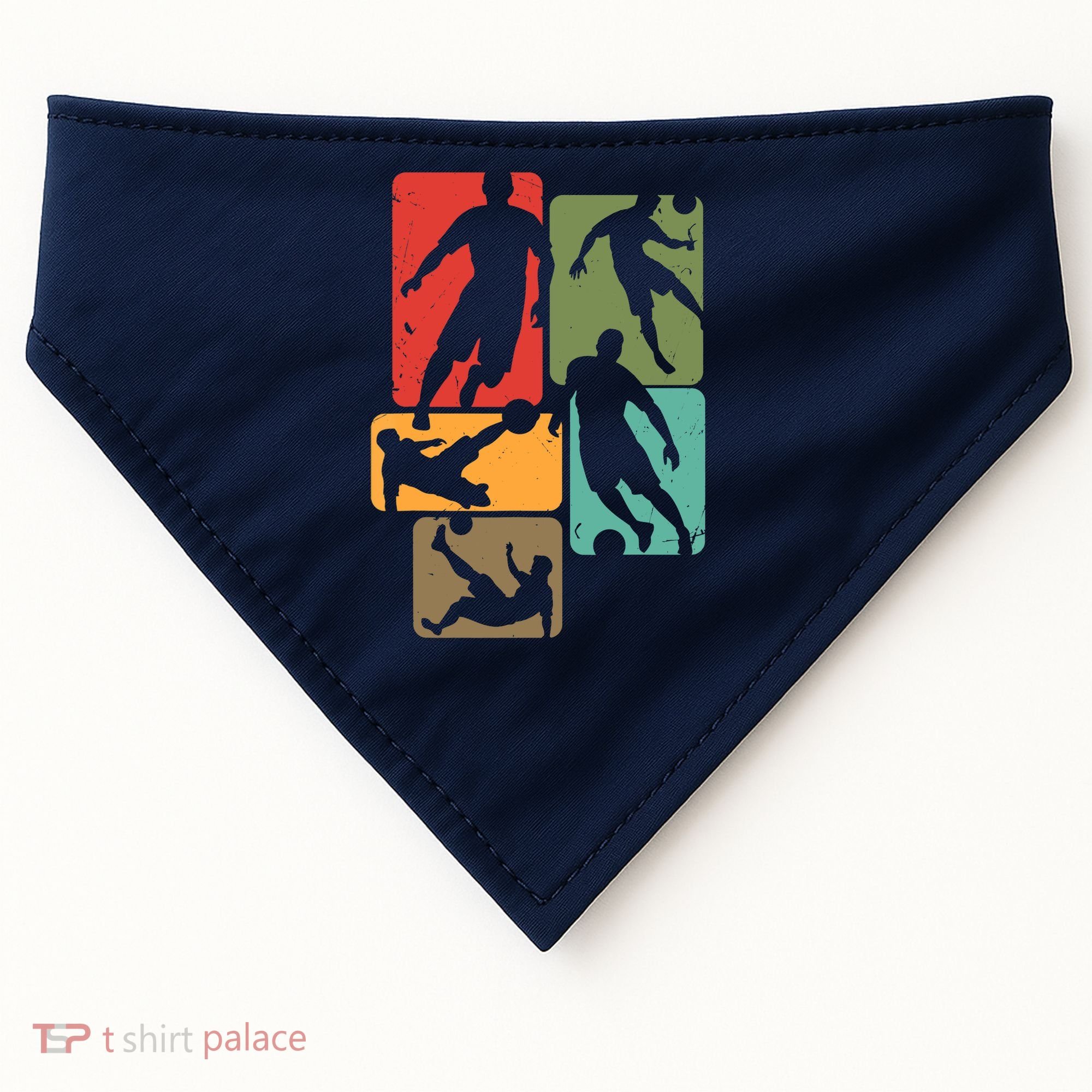 Soccer For Soccer Player | Retro Boys Soccer USA-Made Doggie Bandana